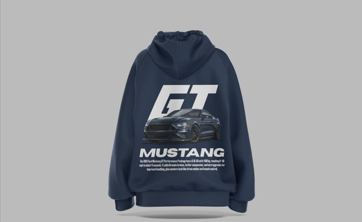 NU Tee — Mustang Vibes — back